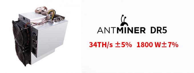 La maggior parte del minatore popolare Machine di Antminer Dr5 di estrazione mineraria della moneta del DCR per la promozione
