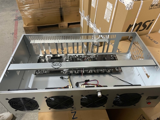 SSD 128G di Rig Frame di estrazione mineraria di Rig Machine AMD A68 8 Gpu di estrazione mineraria di BTC ETH GPU
