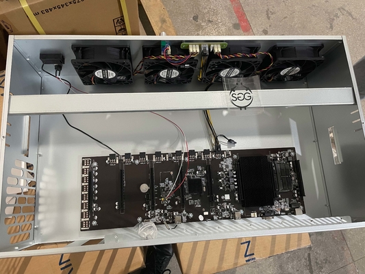 SSD 128G di Rig Frame di estrazione mineraria di Rig Machine AMD A68 8 Gpu di estrazione mineraria di BTC ETH GPU