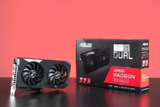Doppio fan Asus Rx6600 doppio 8g 128bit
