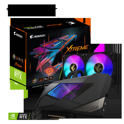 384 Ti pungente Xtreme Waterforce 12g di Aorus Geforce Rtx 3080 di gigabyte 19000 megahertz