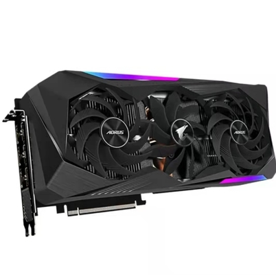 Tre Master 3070 Ti 256bit di Aorus di fan delle carte grafiche 8GB tre di gigabyte di fan