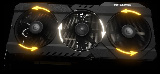 Ti 319*140*70MM delle carte grafiche ASUS Geforce Rtx 3080 di 7680x4320 ASUS