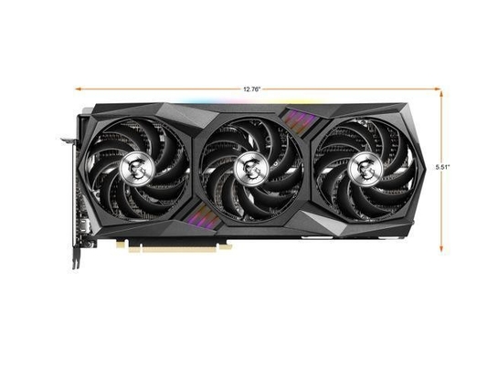 Carte grafiche di Gtx 3090ti del dissipatore di calore del fan di Msi Rtx3080 3X 3080ti del bit di rettangolo 256